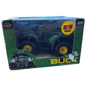 2004 ERTL 1:18 Scale John Deere "Buck" ATV 4-Wheeler Quad